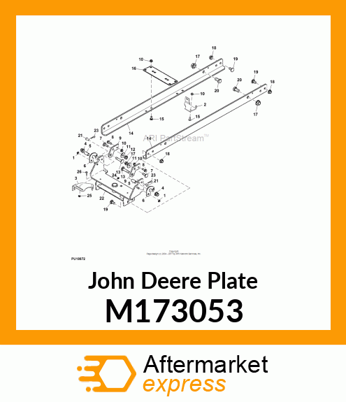 PLATE, PLATE, BRACE M173053