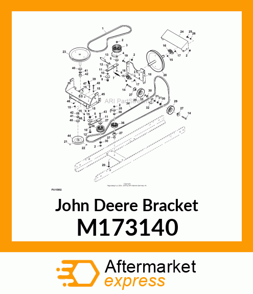 BRACKET, BRACKET, SPRING MOUNT M173140