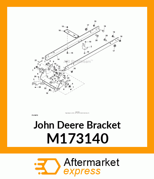 BRACKET, BRACKET, SPRING MOUNT M173140