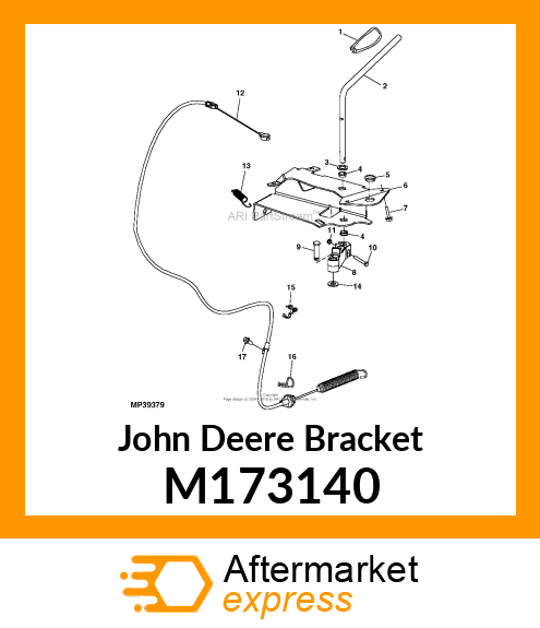 BRACKET, BRACKET, SPRING MOUNT M173140