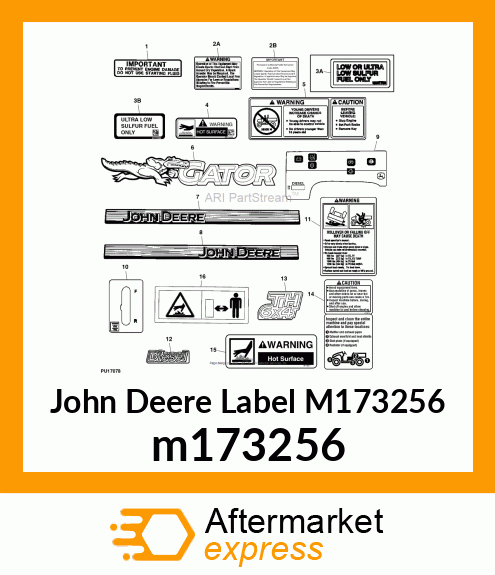 LABEL, LABEL, FUEL INLET, ULTRA LOW m173256