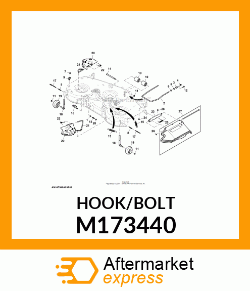 PIN, J GAGE WHEEL M173440