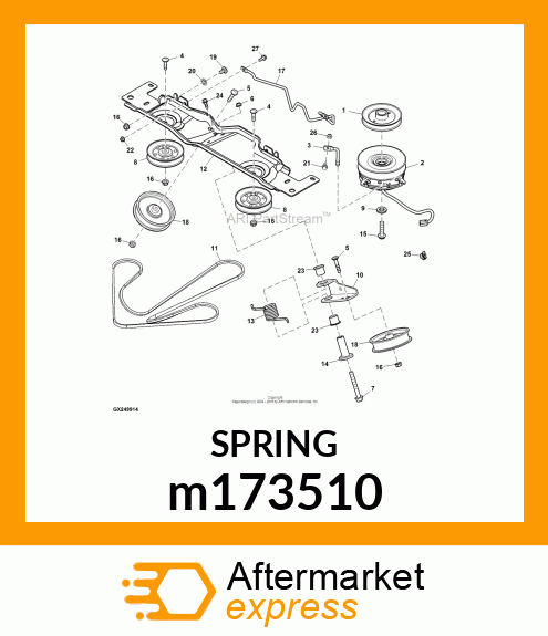 SPRING, TORSION m173510