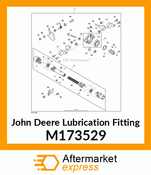 FITTING, LUBRICATION 60 DEG M173529