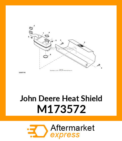 HEAT SHIELD, MUFFLER M173572