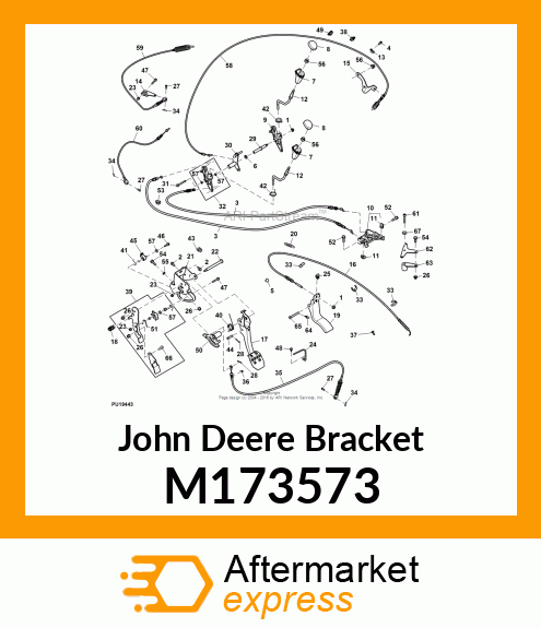 BRACKET, BRACKET, DIFF M173573