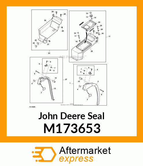 SEAL, EDGE PROTECTION MOULDING M173653