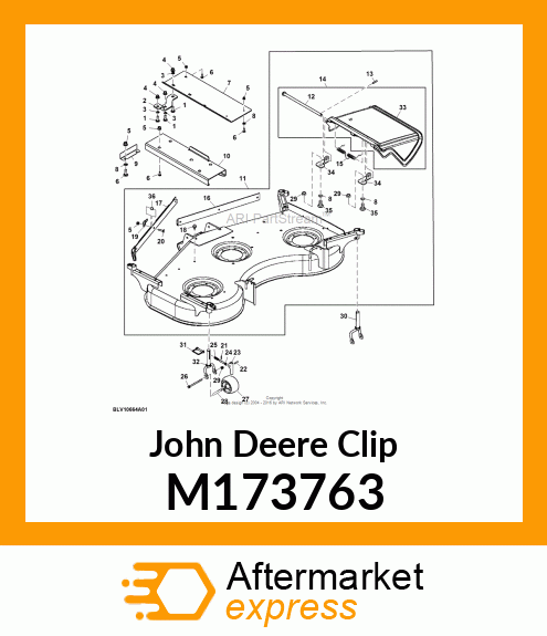 CLIP, BAFFLE M173763