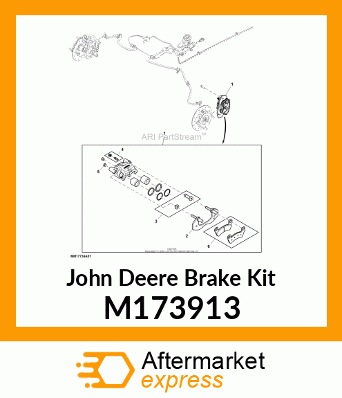 BRAKE KIT, KIT, RUBBER SLIDER PIN B M173913