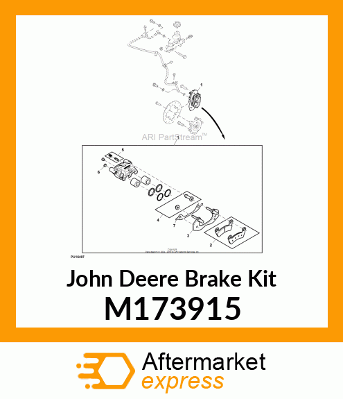 BRAKE KIT, KIT, JAM SCREW M173915