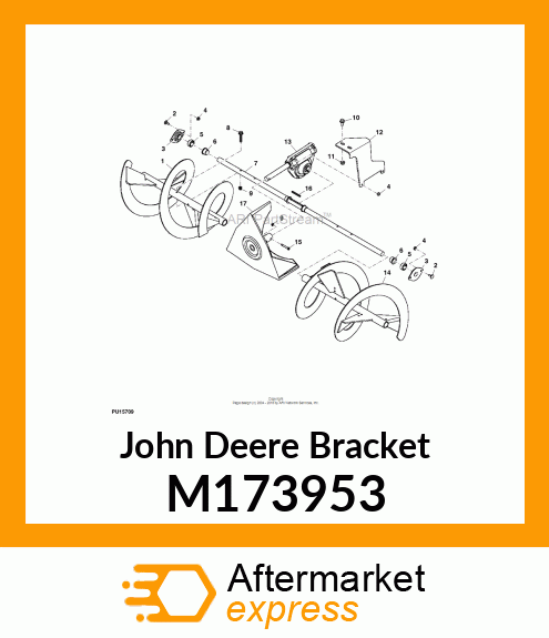 BRACKET, BRACKET, GEARBOX SUPPORT M173953