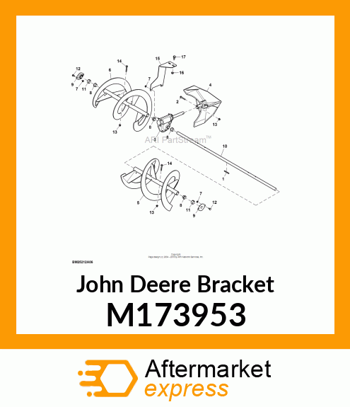 BRACKET, BRACKET, GEARBOX SUPPORT M173953