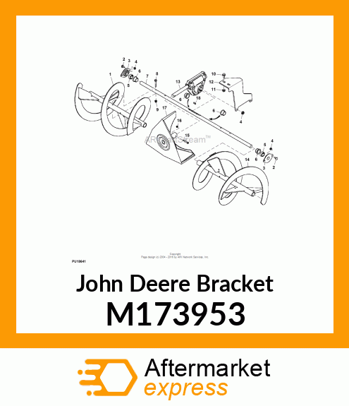 BRACKET, BRACKET, GEARBOX SUPPORT M173953