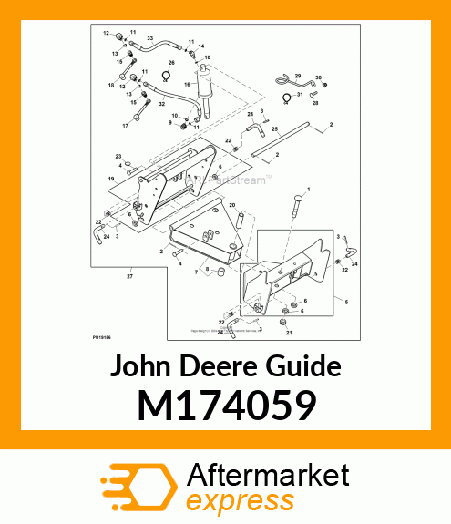 GUIDE, HOSE M174059