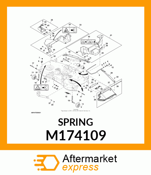 SPRING, GAGE WHEEL M174109