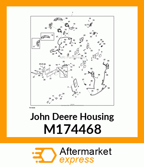 HOUSING, HOUSING, HOMOLOGATED HEADL M174468