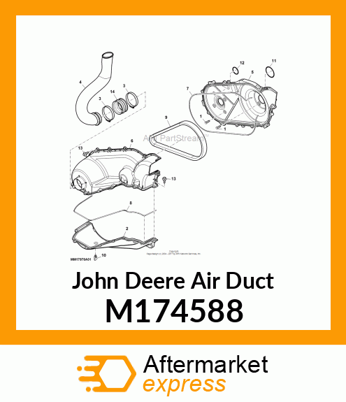 DUCT, CVT INLET M174588