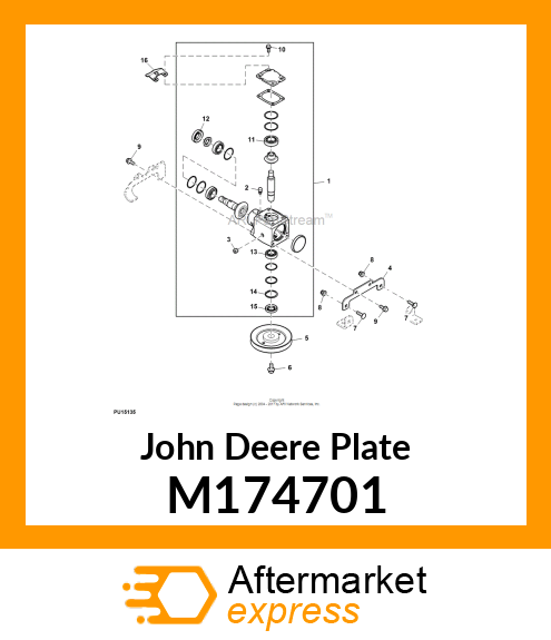 PLATE, PLATE, MOUNTING 54HC M174701