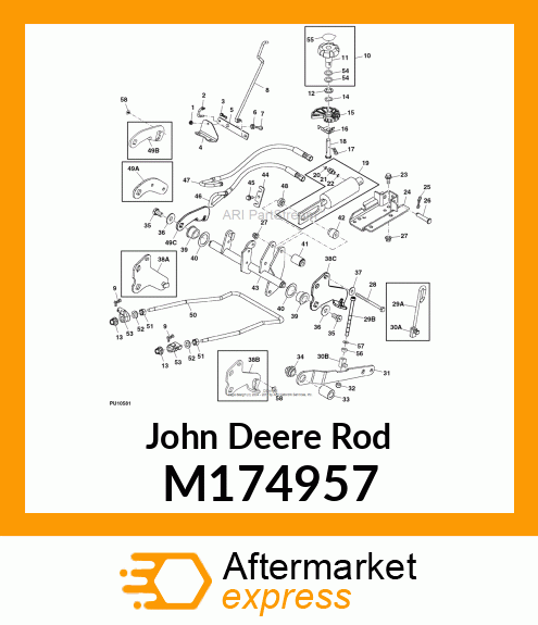 ROD, SPOOL VALVE M174957