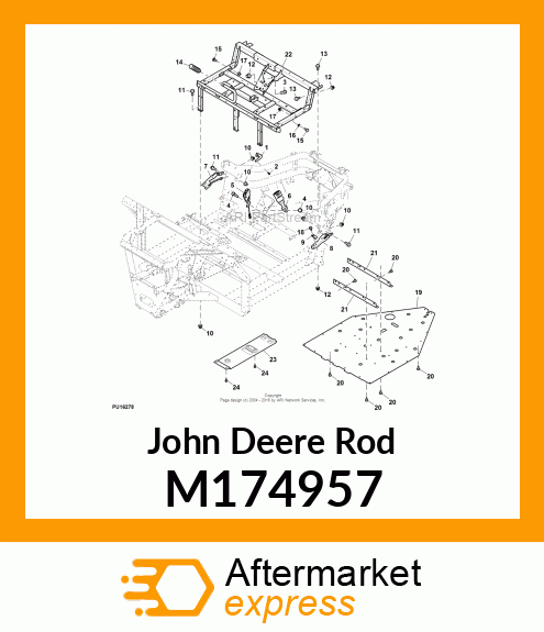 ROD, SPOOL VALVE M174957