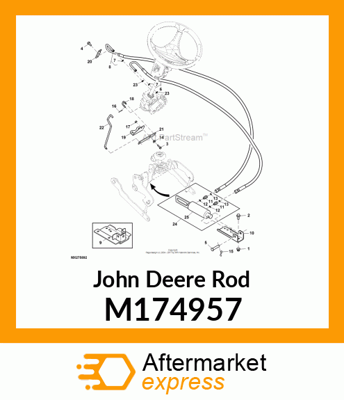 ROD, SPOOL VALVE M174957