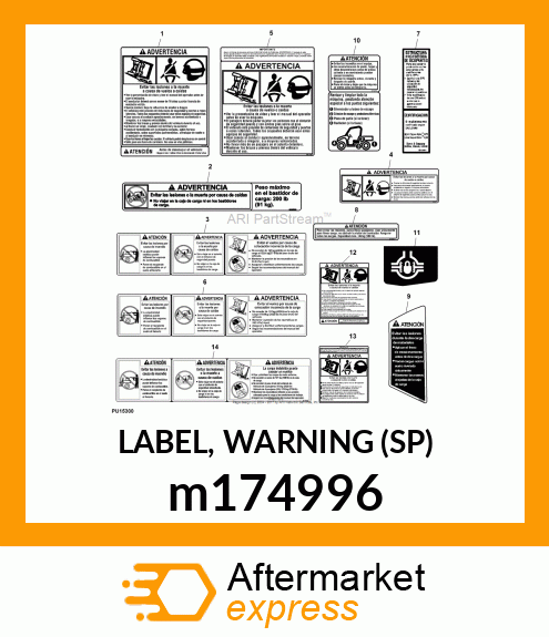 LABEL, WARNING (SP) m174996