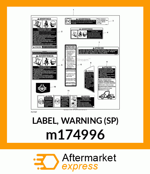 LABEL, WARNING (SP) m174996