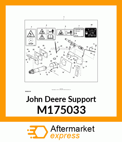 SUPPORT, DRIVE SHAFT M175033