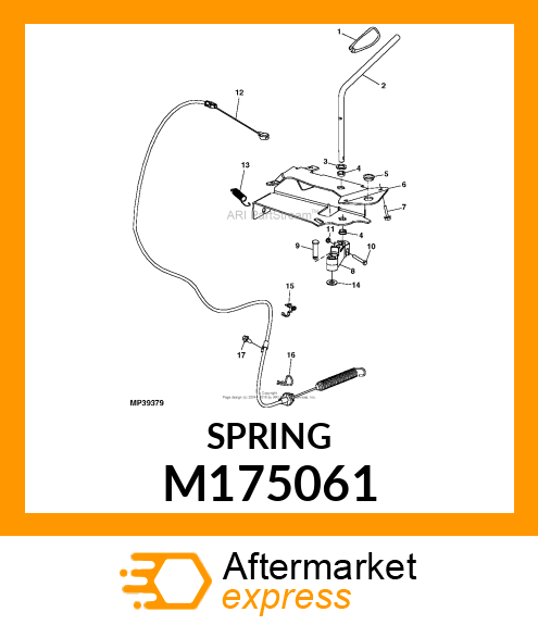 EXTENSION SPRING, SPRING, EXTENSION M175061