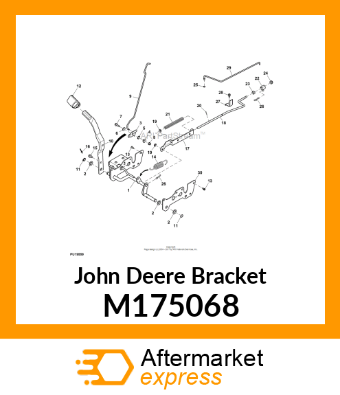 BRACKET, BRAKE M175068