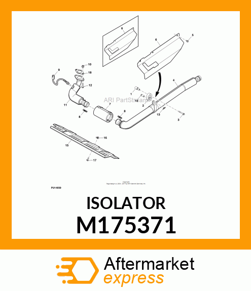 ISOLATOR, EXHAUST M175371