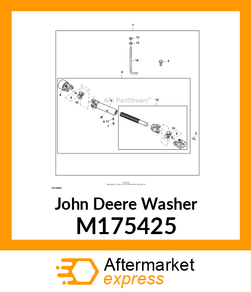 WASHER, LOCKING WASHER M175425