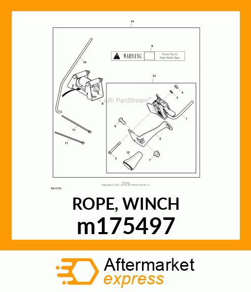 ROPE, WINCH m175497