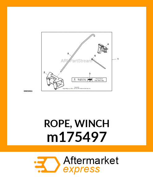 ROPE, WINCH m175497