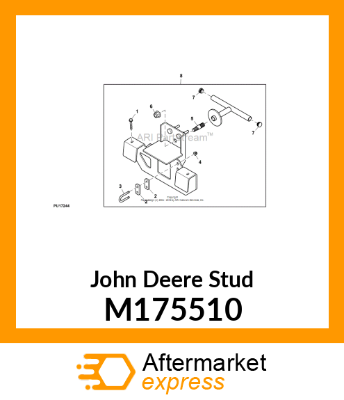 STUD, TIRE RACK M175510