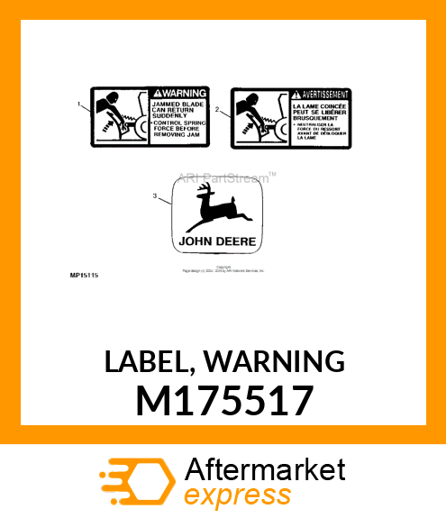 LABEL, WARNING M175517