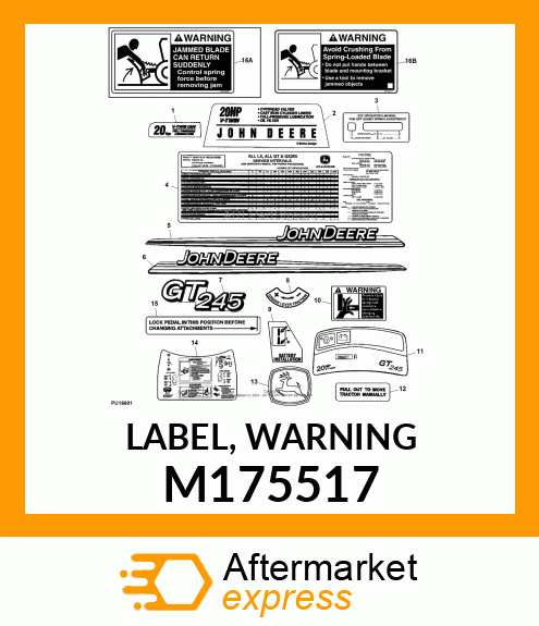 LABEL, WARNING M175517