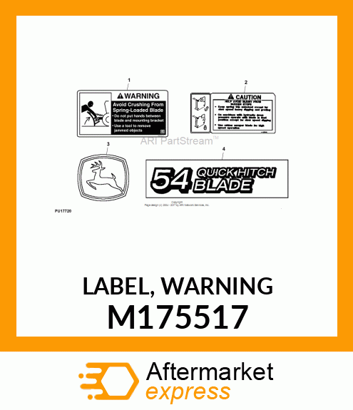 LABEL, WARNING M175517