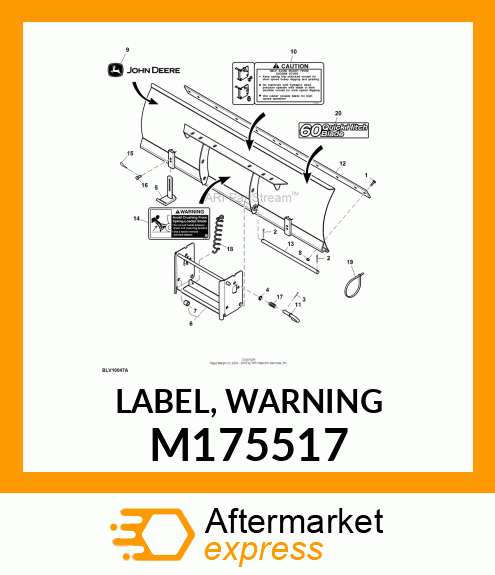 LABEL, WARNING M175517