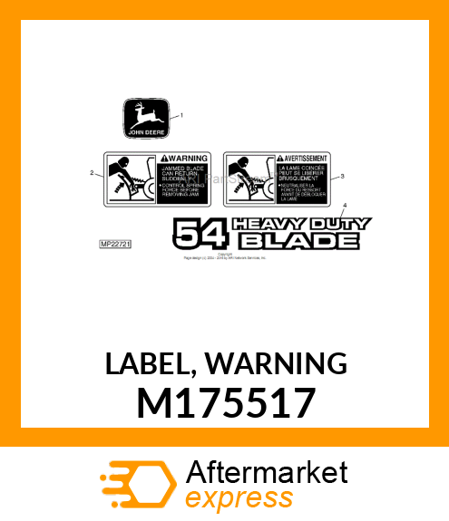 LABEL, WARNING M175517