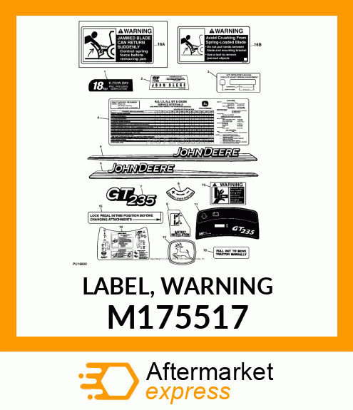 LABEL, WARNING M175517