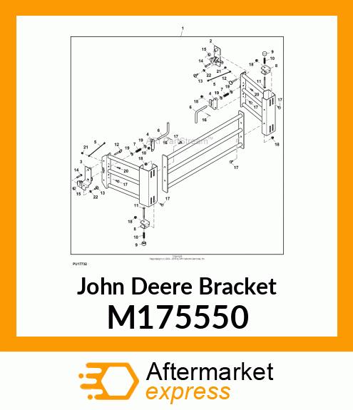 BRACKET, MOUNTING M175550