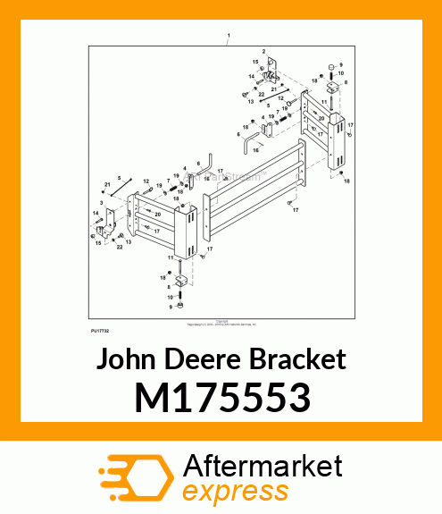 BRACKET, MOUNTING M175553