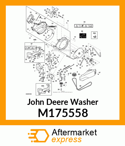 WASHER, M6 RETAINING M175558