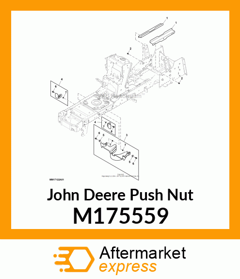 WASHER, M8 RETAINING M175559