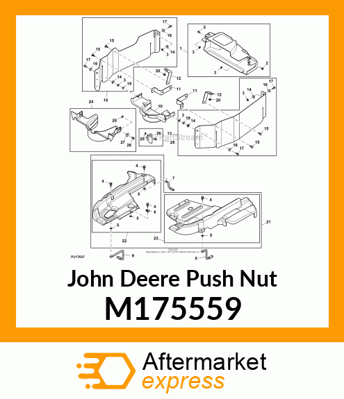 WASHER, M8 RETAINING M175559