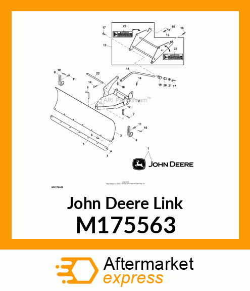 LINK, FRONT ATTACHMENT LIFT WIREFOR M175563