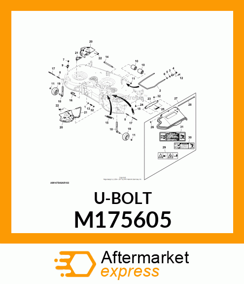 ROD, FRONT DRAFT M175605