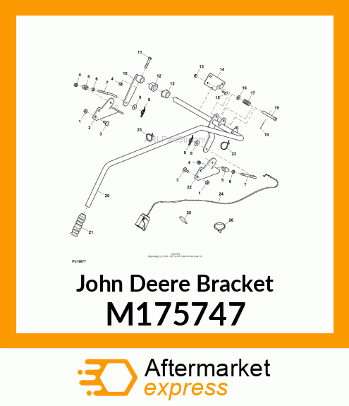 BRACKET, BRACKET, MOUNTING, FRONT, M175747