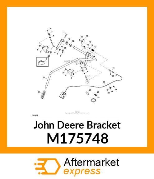 BRACKET, BRACKET, MOUNTING, FRONT, M175748